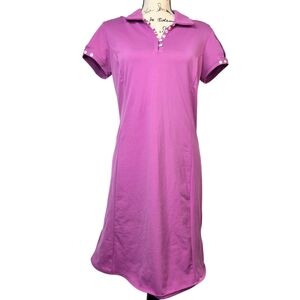 Adidas clima-lite golf purple dress sz 8